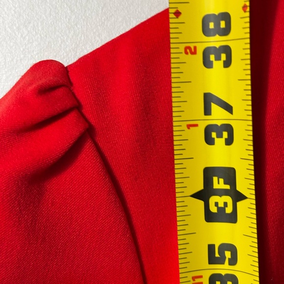 NWT New York & Company Women's stunning RED Midi Dress Size 12 Business, Party - Picture 9 of 10